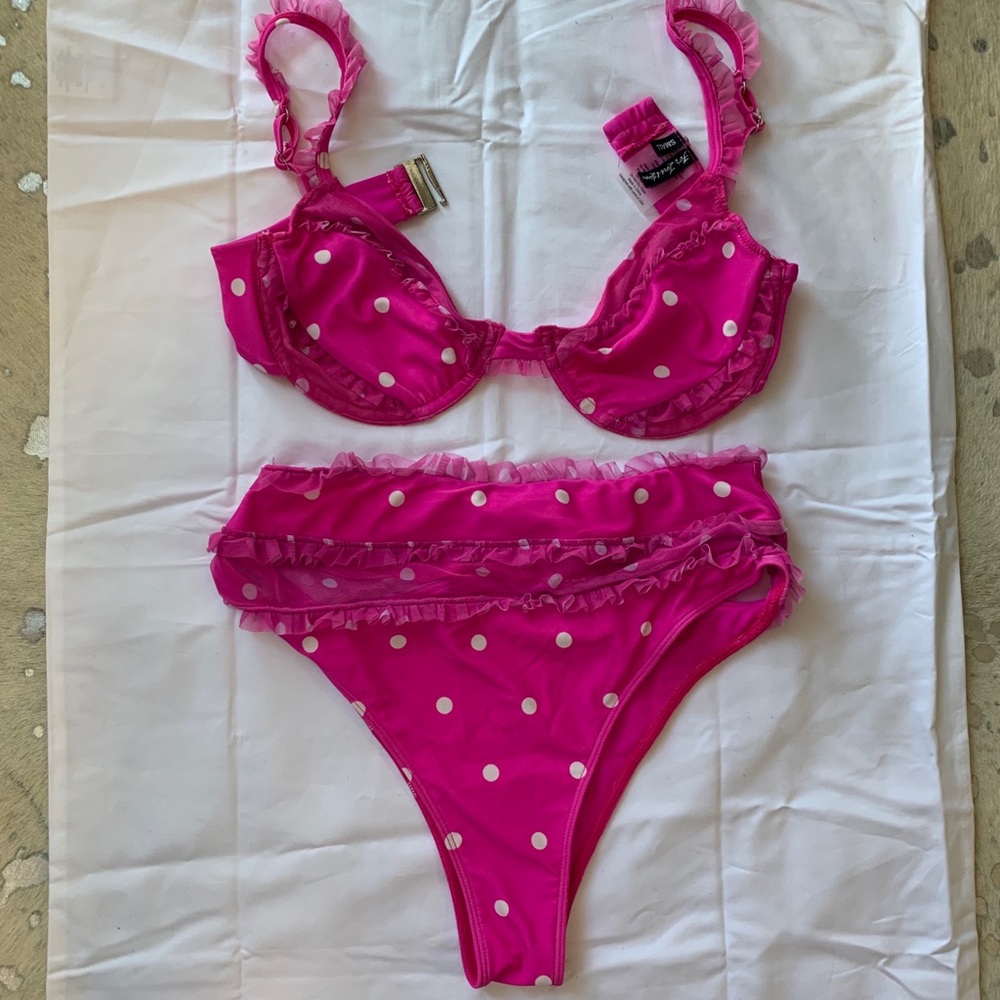 For Love And Lemons | Pink Bikini | Size S
